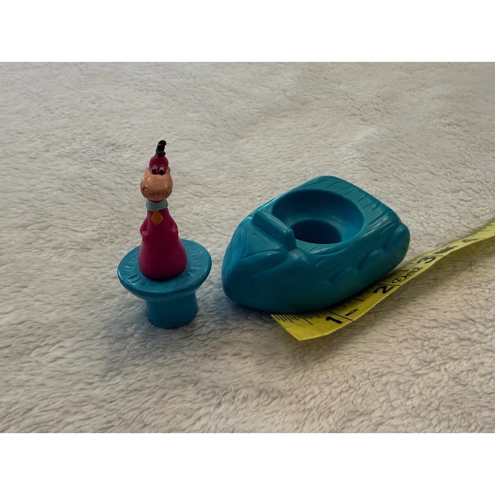 Vintage 1991 Denny's Flintstones Dino Dinosaur Wind Up Boat Toy Hanna-Barbera‎